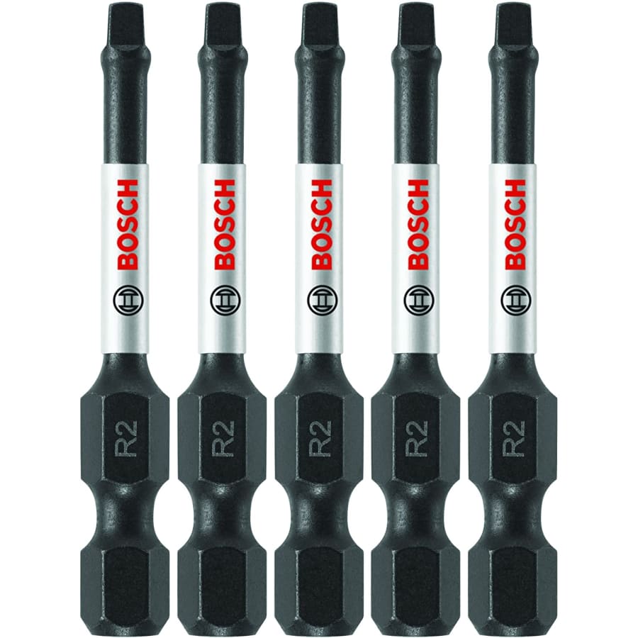 Bosch 5 2" Square #2 Impact Tough Screwdriving Bits for $4