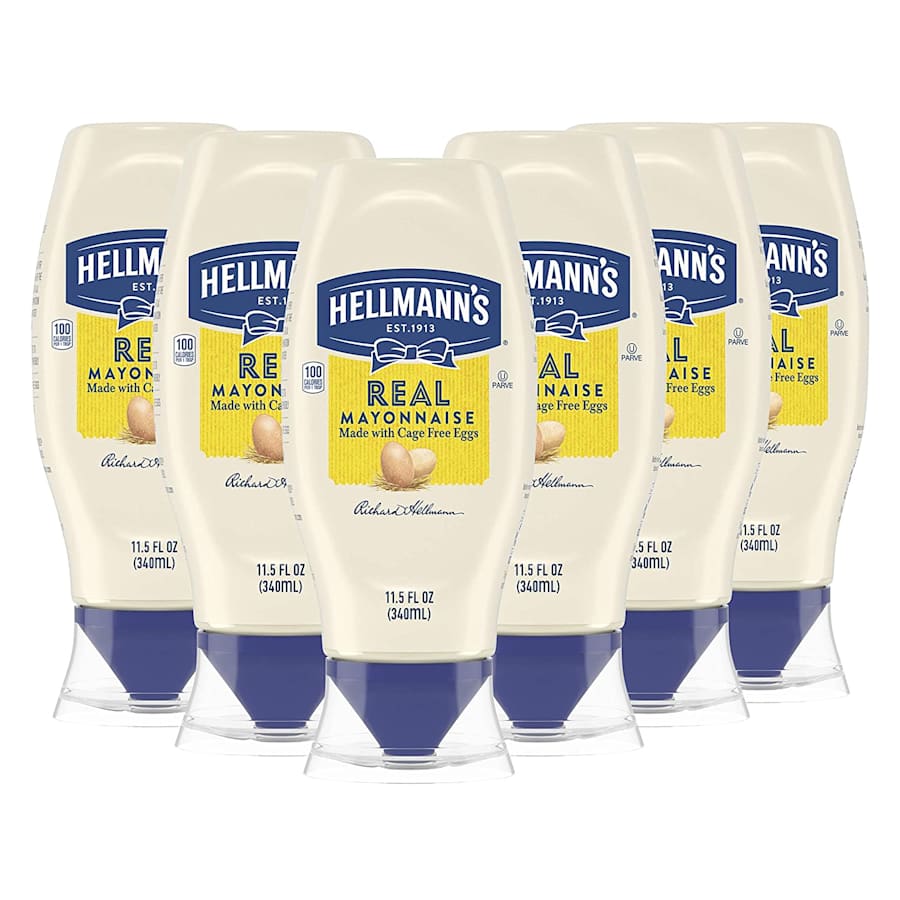Hellmann's Squeeze 11.5-oz. Real Mayonnaise 6-Pack for $26