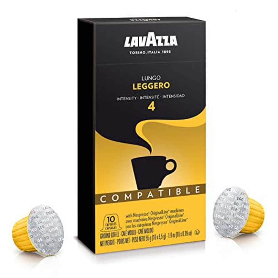 Lavazza Leggero Lungo Medium Roast Capsules Compatible with Nespresso Original Machines (Pack of 60) for $65 Lavazza Leggero Lungo Medium Roast Capsules Compatible with Nespresso Original Machines (Pack of 60) for $65