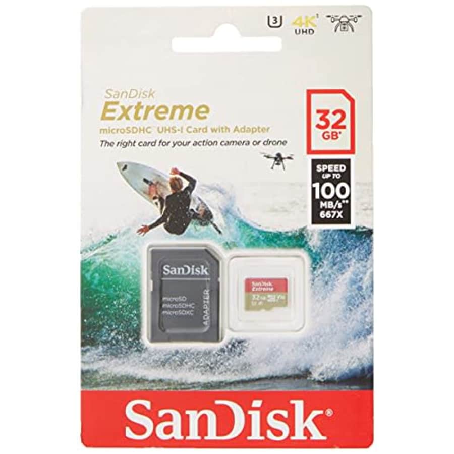 SanDisk MSDHC EXTR. 32GB U3 AC for $18