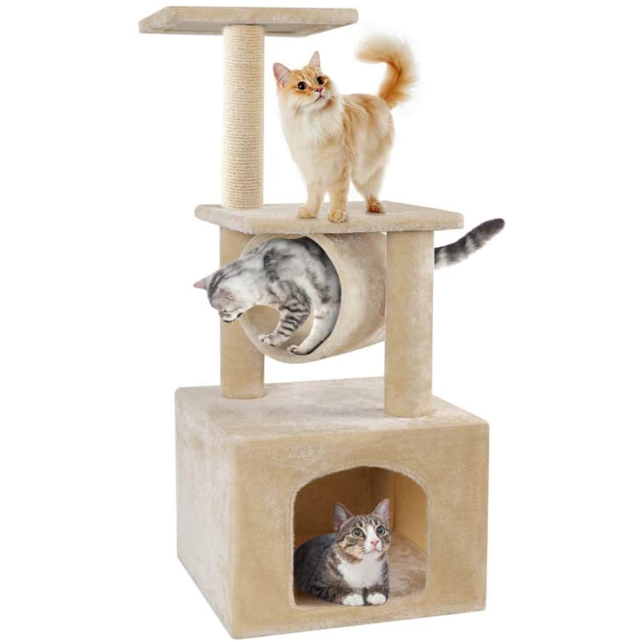Beau Jardin 37" Cat Tree for $17 Beau Jardin 37" Cat Tree for $17