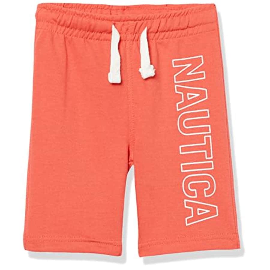 Nautica Boys' Drawstring Pull-on Shorts, Outline Cayenne, 2T for $17