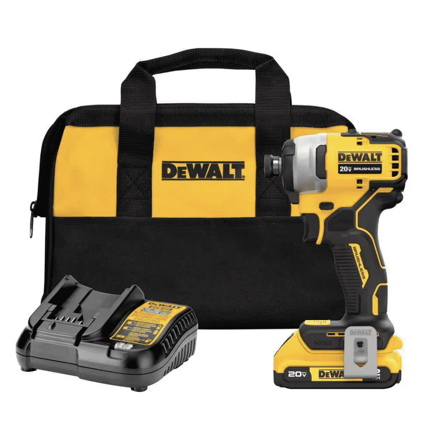 DeWalt Atomic 20V MAX Li-Ion 1/4" Impact Driver Kit for $99