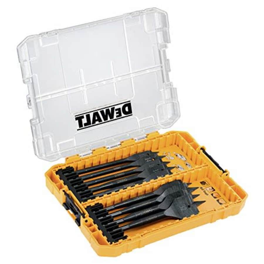 DEWALT DT70751-QZ Tough Case mediana con 9 Brocas de pala para Madera for $44