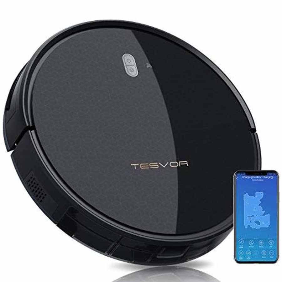Tesvor Robot Vacuum Cleaner - 4000Pa Strong Suction Robot Vacuum, Alexa Voice and APP Control, for $220