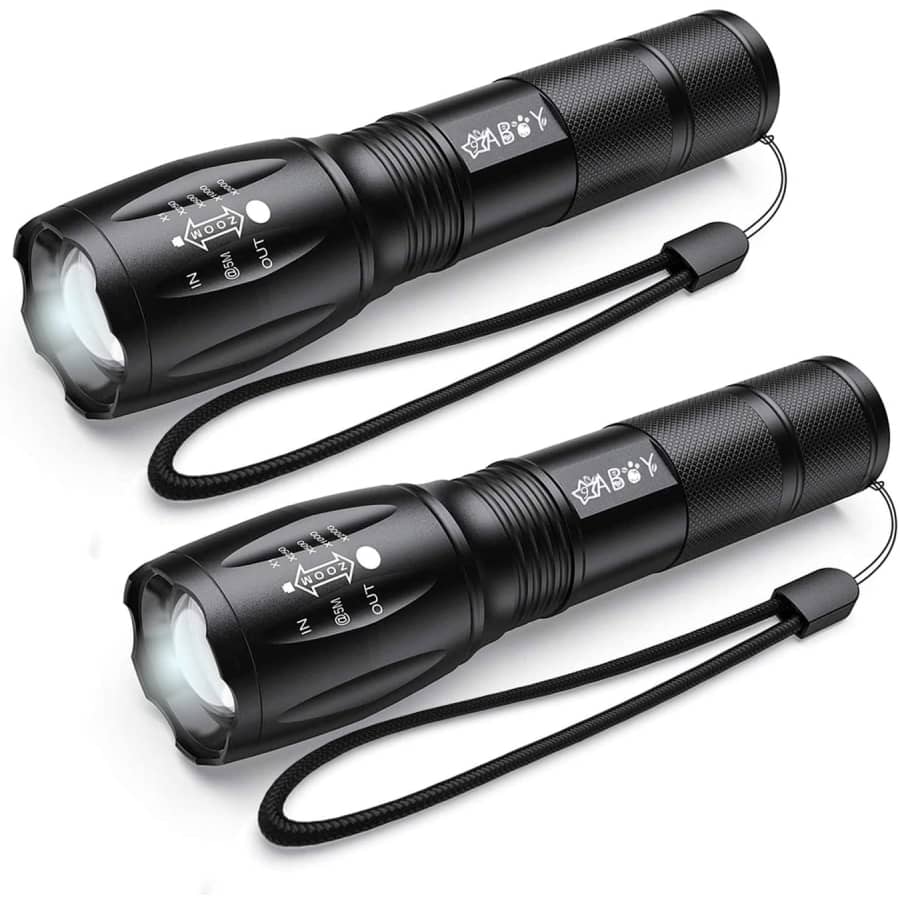 GearLight LED Tactical Flashlight 2-Pack for $20