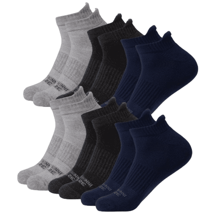 32 Degrees Men's Cool Comfort Ankle Running Socks 6-Pack for $8 32 Degrees Men's Cool Comfort Ankle Running Socks 6-Pack for $8