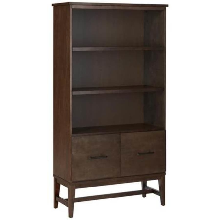 Home Decorators Collection Bellamy 61" 3-Shelf Standard Bookcase w/ File Drawers for $185 Home Decorators Collection Bellamy 61" 3-Shelf Standard Bookcase w/ File Drawers for $185