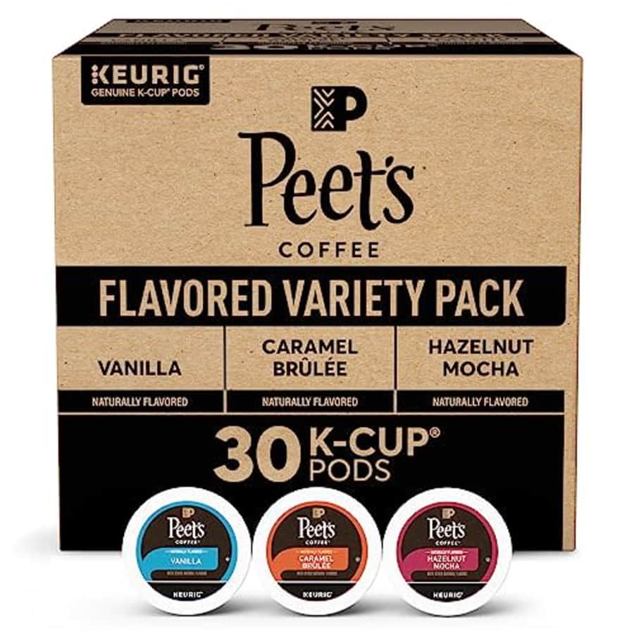 Peet's Coffee, Flavored Coffee K-Cup Pods for Keurig Brewers - Variety Pack, Vanilla Cinnamon, for $40 Peet's Coffee, Flavored Coffee K-Cup Pods for Keurig Brewers - Variety Pack, Vanilla Cinnamon, for $40