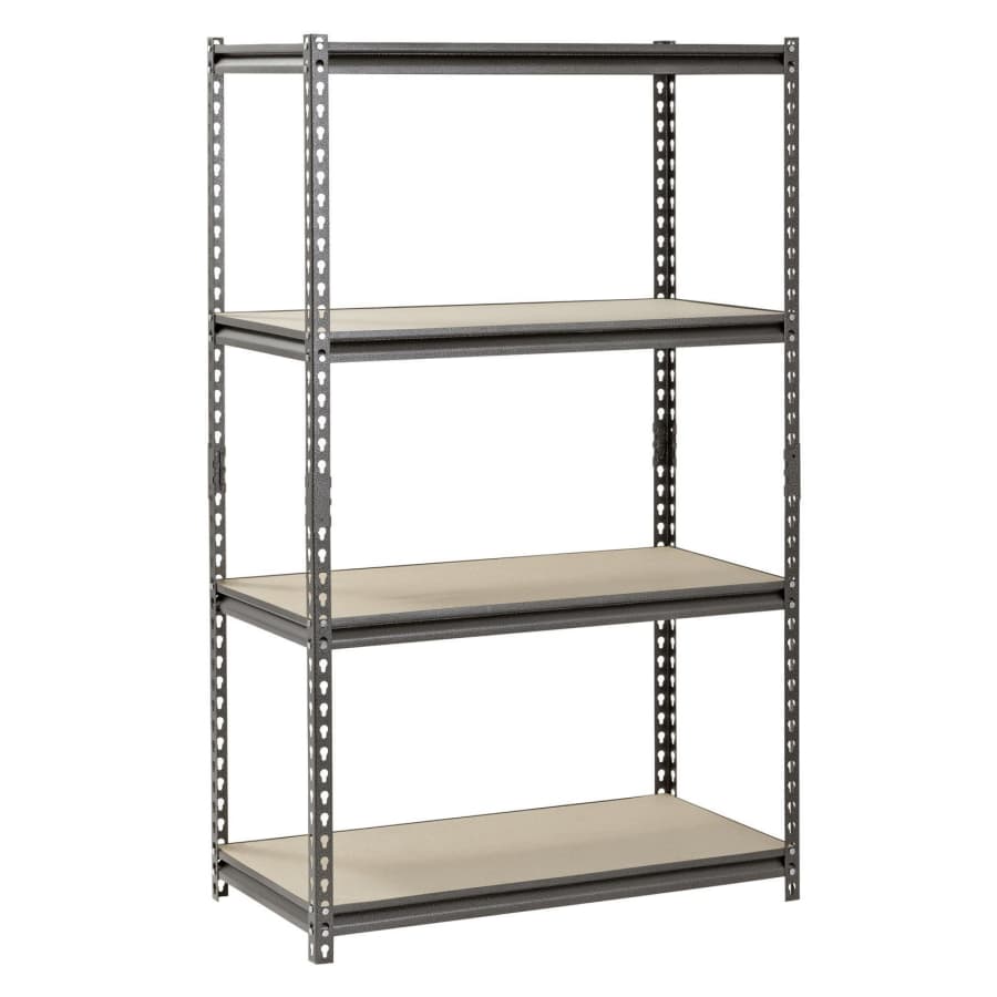 Muscle Rack 4-Shelf Heavy-Duty Steel Storage Rack for $38 Muscle Rack 4-Shelf Heavy-Duty Steel Storage Rack for $38