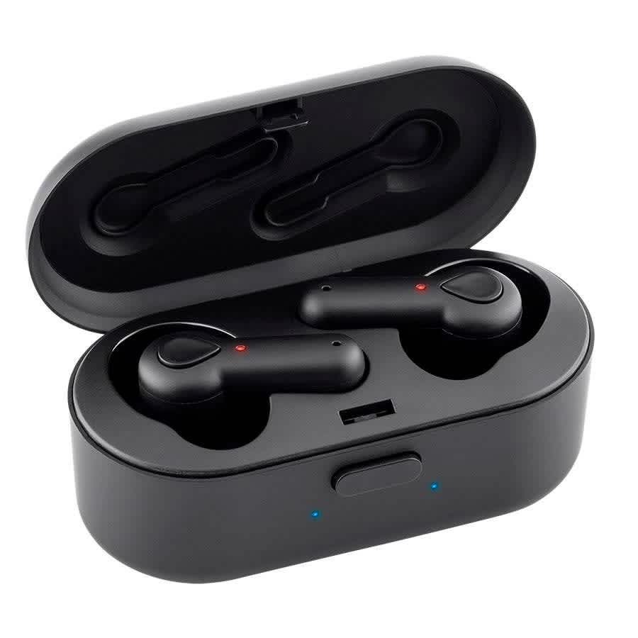 Monoprice TrueWireless Bluetooth 5 Earphones w/ Charging Case for $20
