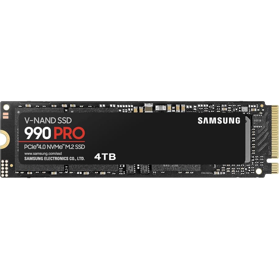 Samsung 990 Pro 4TB PCIe 4.0 M.2 Internal SSD: $269.99