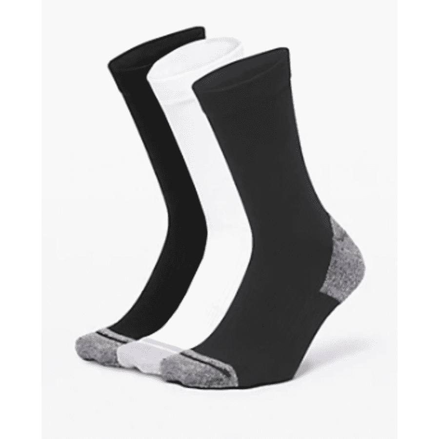 Lululemon Men's Intent Crew Sock 3-Pack: for $38 Lululemon Men's Intent Crew Sock 3-Pack: for $38