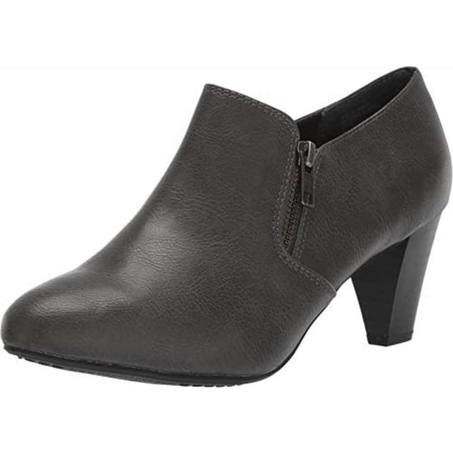 RIALTO Shoes Sarina Women's Boot, Dark Grey/Tumbled/Smooth, 9H M for $62