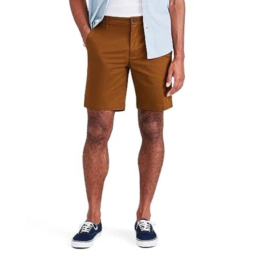 Dockers Men's Ultimate Straight Fit Supreme Flex Shorts (Standard and Big & Tall), (New) Monk's for $25