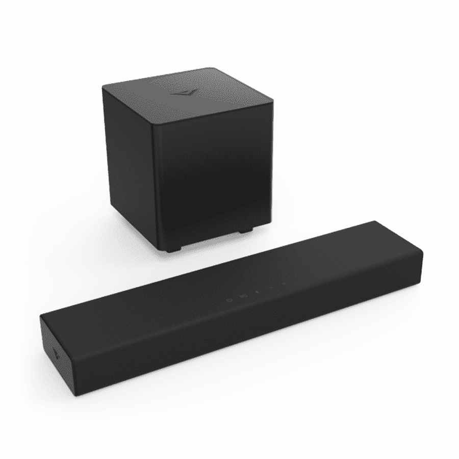 Vizio 2.1-Channel 20" Bluetooth Soundbar and Wireless Subwoofer for $51