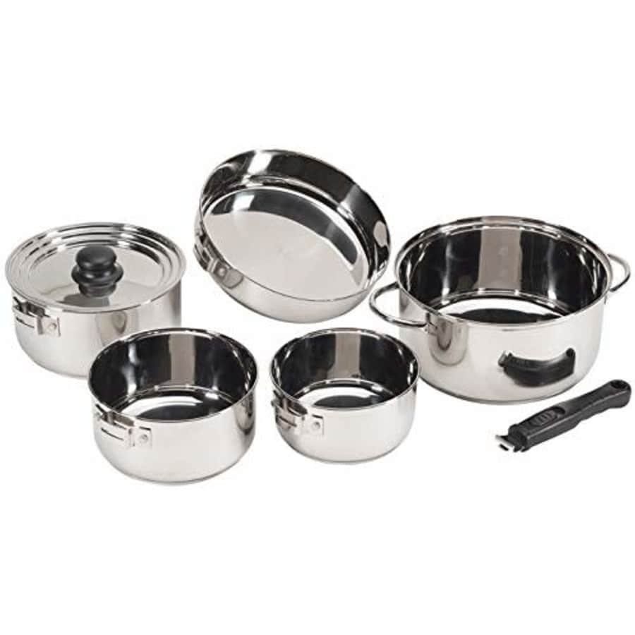 Stansport Stainless Steel Cook Set for $73 Stansport Stainless Steel Cook Set for $73