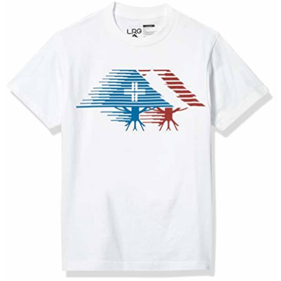 LRG Men's Crew Neck Short Sleeve T-Shirt, White, S for $8 LRG Men's Crew Neck Short Sleeve T-Shirt, White, S for $8