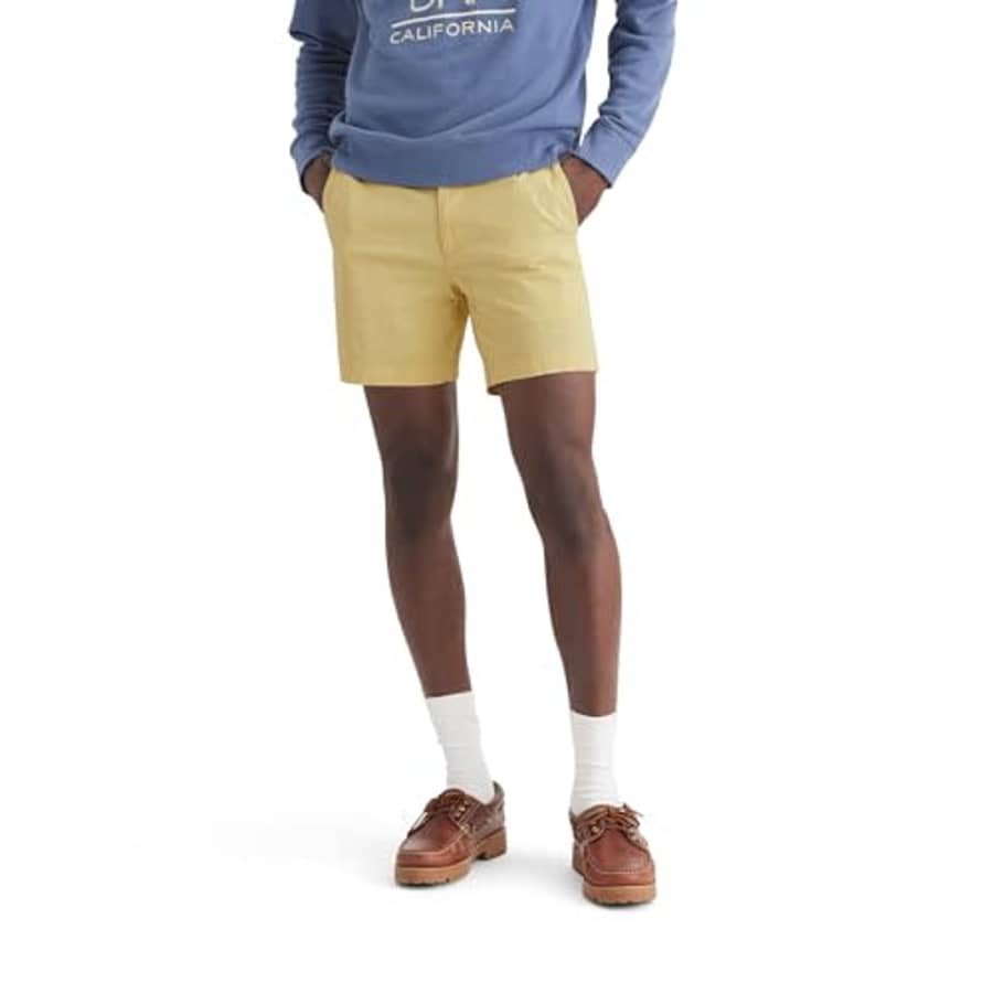 Dockers Men's Ultimate Straight Fit Supreme Flex 6" Shorts, (New) Pineapple Slice, 36 for $60 Dockers Men's Ultimate Straight Fit Supreme Flex 6" Shorts, (New) Pineapple Slice, 36 for $60