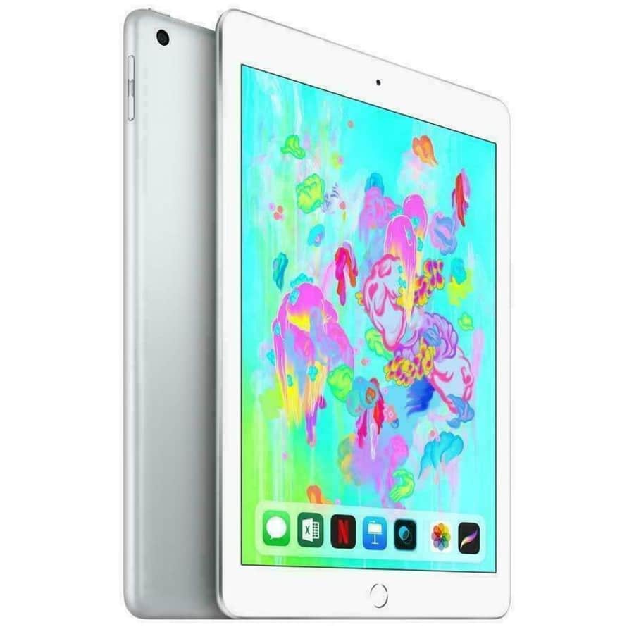 Apple iPad 9.7" 128GB WiFi + 4G Tablet (2018) for $400