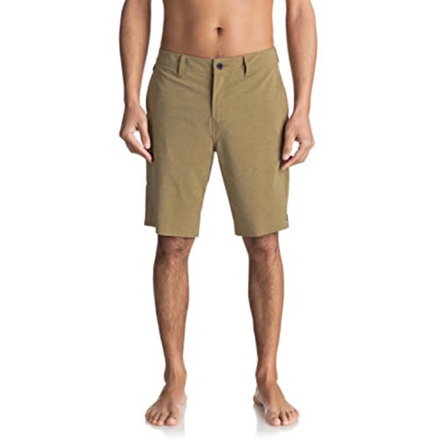 Quiksilver Men's Bonded Amp 20 Hybrid Shorts, Elmwood, 40 for $14