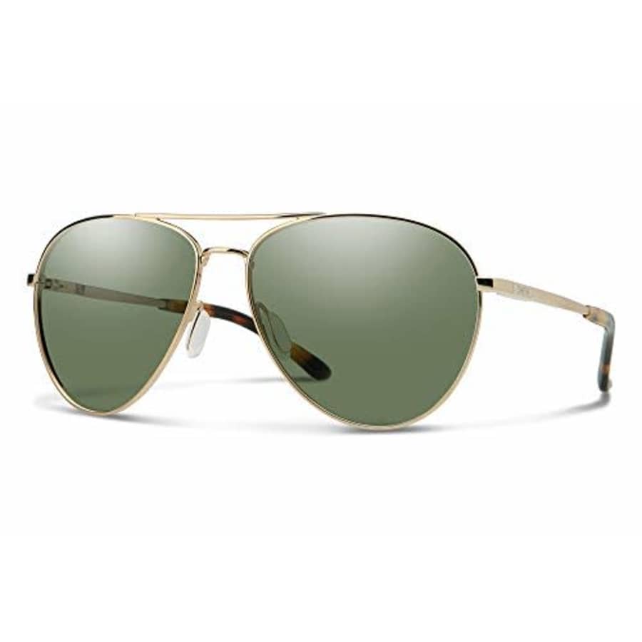 Smith Layback Sunglasses Gold / Gray Green, One Size for $90