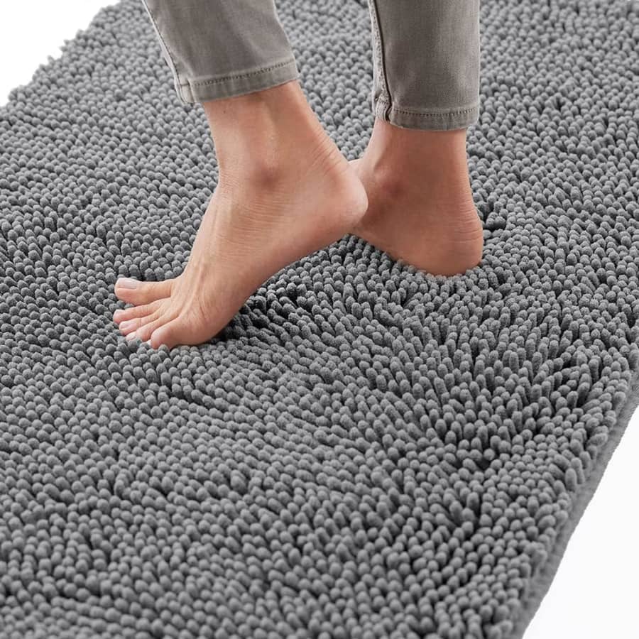 Gorilla Grip 24" x 17" Bath Rug for $8