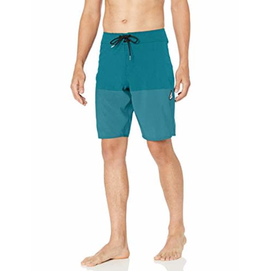 Volcom Men's Lido Heather 20" Stretch Boardshort, Chlorine, 28 for $54