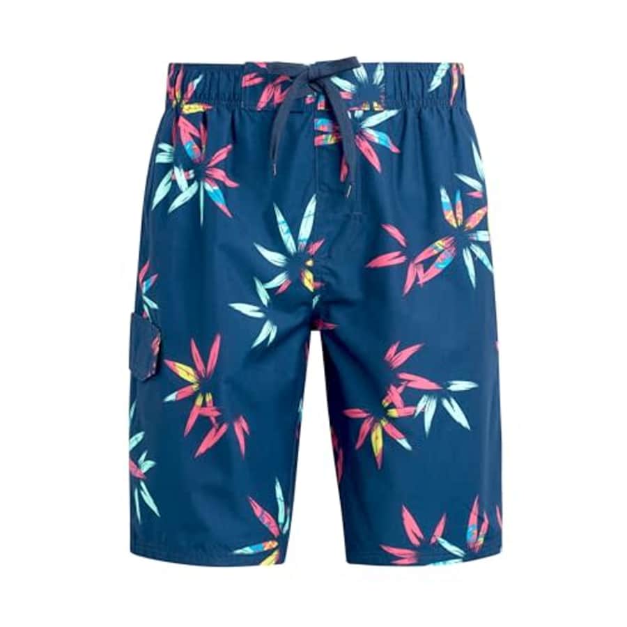 Kanu Surf Men's Standard Wade Swim Trunks (Regular & Extended Sizes), Reef Navy for $21