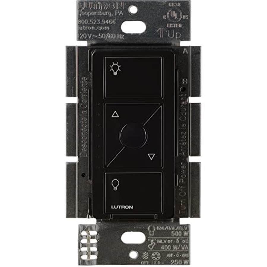 Lutron Caseta Wireless Smart Lighting Dimmer Switch for ELV+ Light Bulbs, PD-5NE-BL, Black,Works for $120 Lutron Caseta Wireless Smart Lighting Dimmer Switch for ELV+ Light Bulbs, PD-5NE-BL, Black,Works for $120