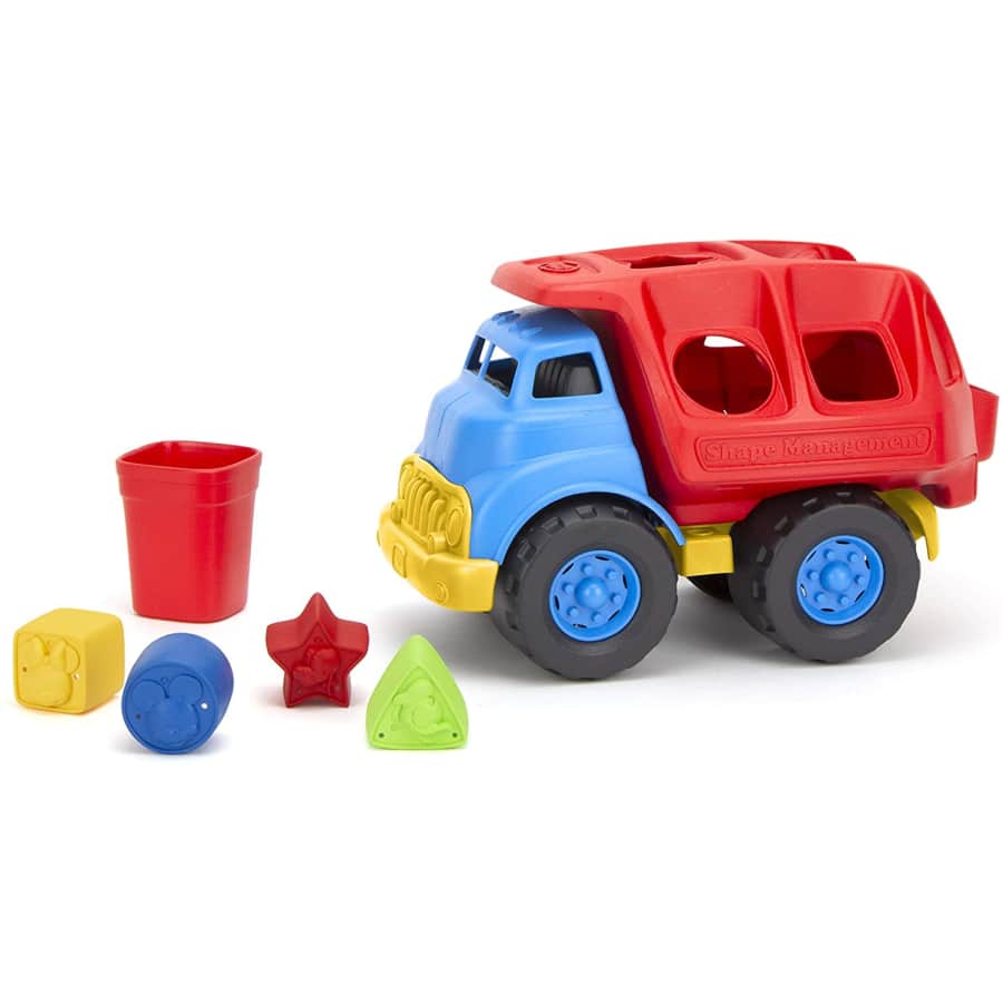 Green Toys Disney Baby Mickey Mouse & Friends Shape Sorter Truck for $40 Green Toys Disney Baby Mickey Mouse & Friends Shape Sorter Truck for $40