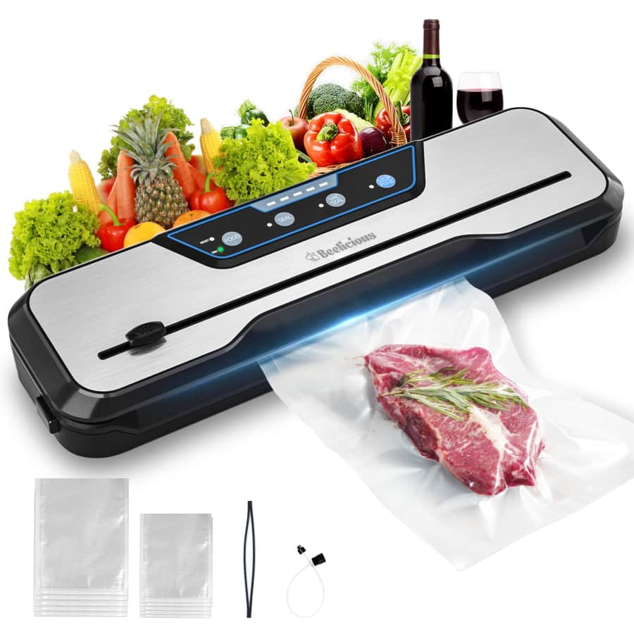 Beelicious Vacuum Sealer Machine w/ Starter Kit: $19 w/ Prime Beelicious Vacuum Sealer Machine w/ Starter Kit: $19 w/ Prime