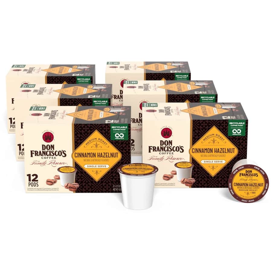 Don Francisco Medium Roast Coffee Pod 72-Pack for $32 Don Francisco Medium Roast Coffee Pod 72-Pack for $32