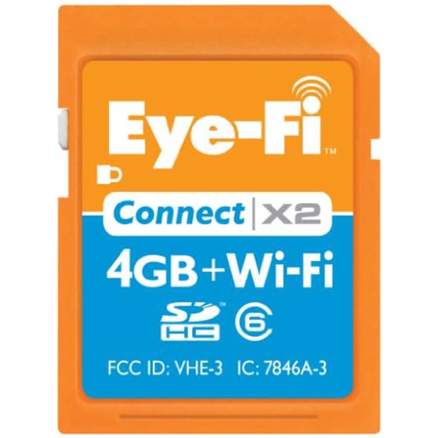 Eye-Fi Connect X2 4 GB Class 6 SDHC Wireless Flash Memory Card EYE-FI-4CN for $34