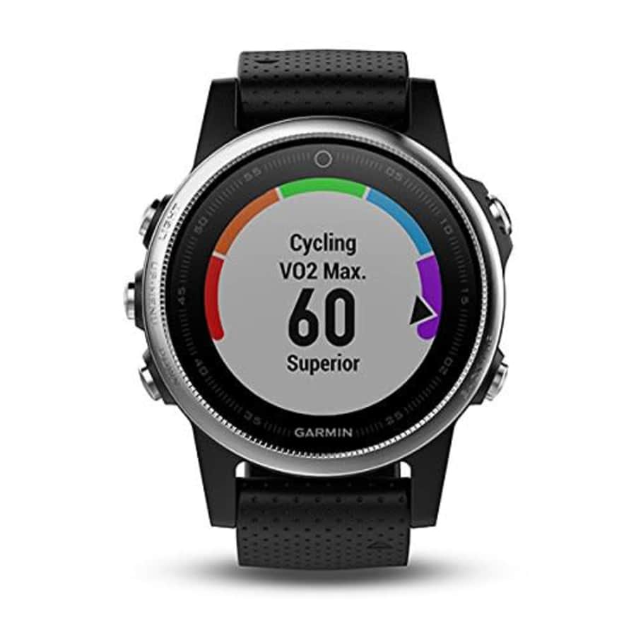 Garmin fnix 5S, Premium and Rugged Smaller-Sized Multisport GPS Smartwatch, Silver/Black, (Renewed) for $250 Garmin fnix 5S, Premium and Rugged Smaller-Sized Multisport GPS Smartwatch, Silver/Black, (Renewed) for $250
