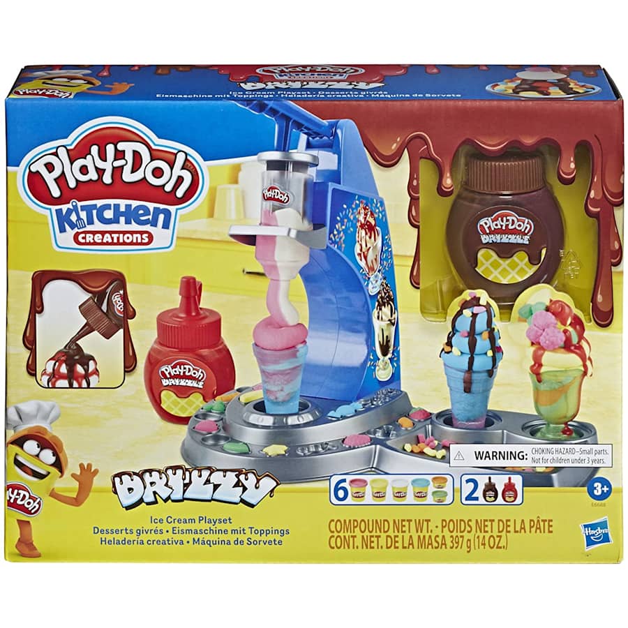 Play-Doh Kitchen Creations Drizzy Ice Cream Playset for $10 Play-Doh Kitchen Creations Drizzy Ice Cream Playset for $10