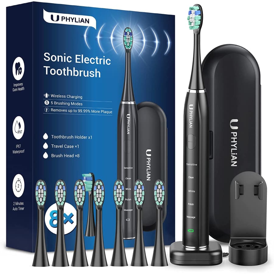 Phylian Rechargeable Electric Toothbrush for $17 w/ Prime