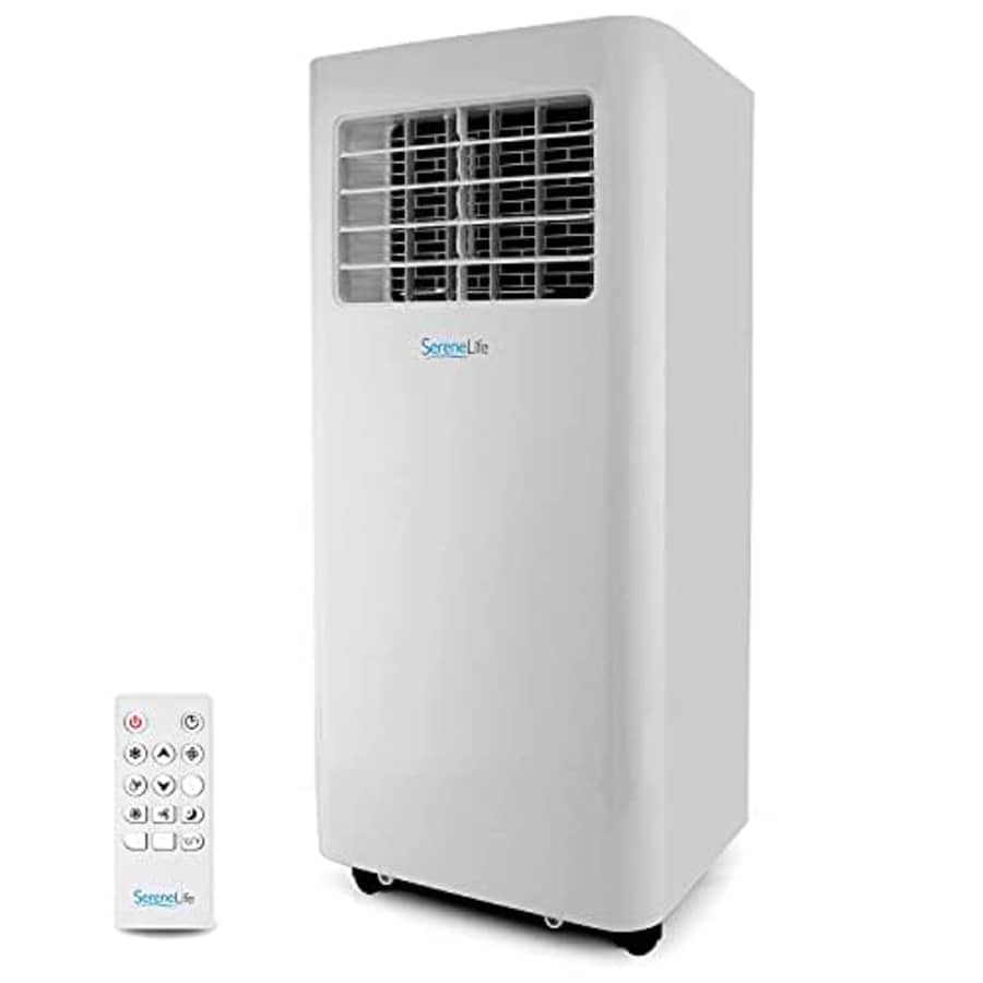 SereneLife SLPAC805W Portable Air Conditioner-Compact Home A/C Cooling Unit with Built-in for $220