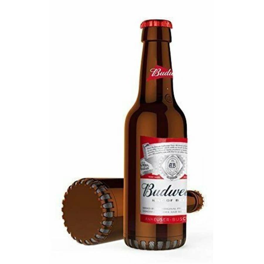 Budweiser Bluetooth Bottle Speaker for $25