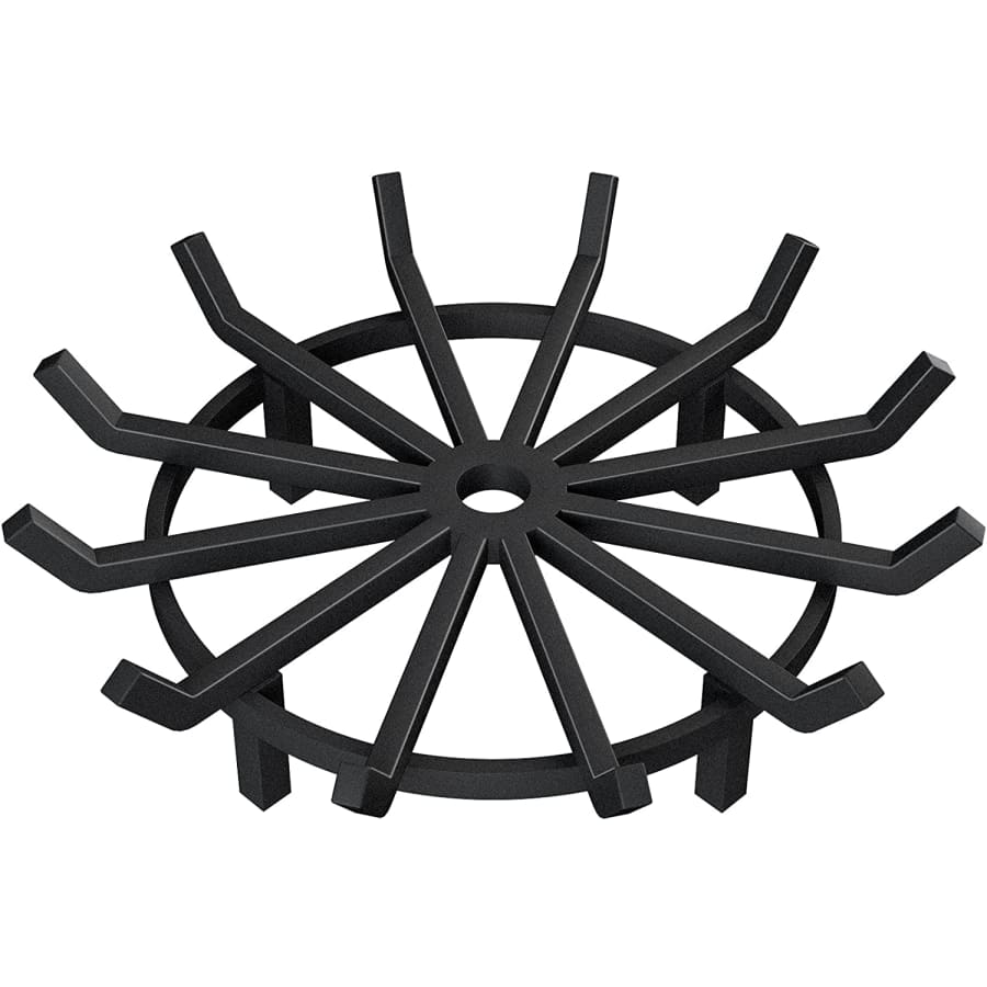 Amagabeli 27" Wagon Wheel Fire Log Grate for $130 Amagabeli 27" Wagon Wheel Fire Log Grate for $130