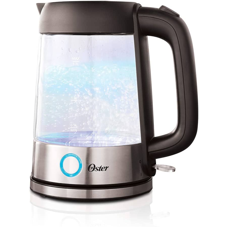 Oster 1.7-Liter Illuminating Glass Kettle for $50