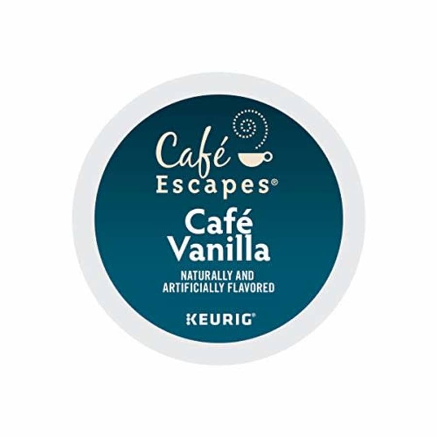 Cafe Escapes, Cafe Vanilla Coffee Beverage, Single-Serve Keurig K-Cup Pods, 96 Count (4 Boxes of 24 for $42