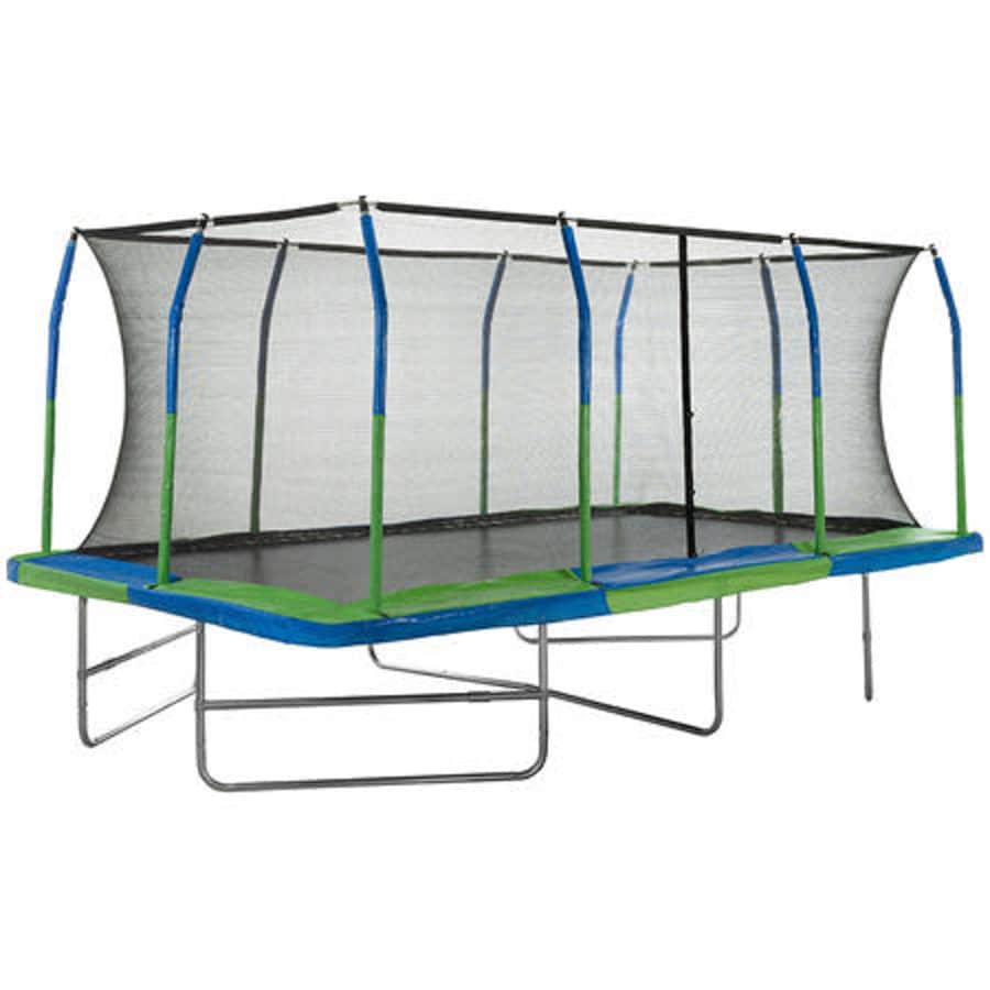 Upper Bounce Mega 10 x 17-Foot Trampoline w/ Enclosure for $679 for members Upper Bounce Mega 10 x 17-Foot Trampoline w/ Enclosure for $679 for members