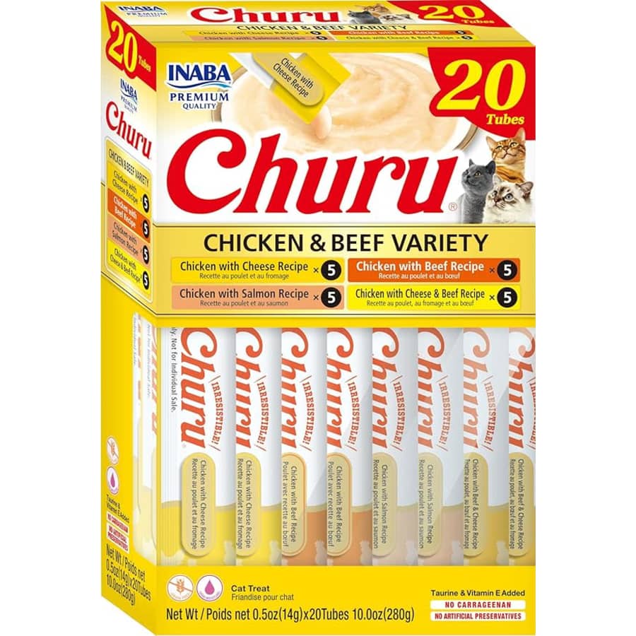 INABA Churu Cat Treats 20-Pack for $8.07 via Sub. & Save