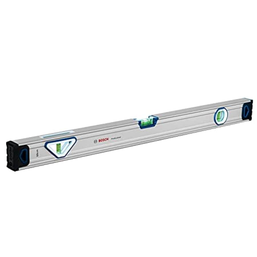 Bosch Professional 1600A01V3Y 60 cm Spirit Level (Aluminium housing, Robust end caps), Blue for $54