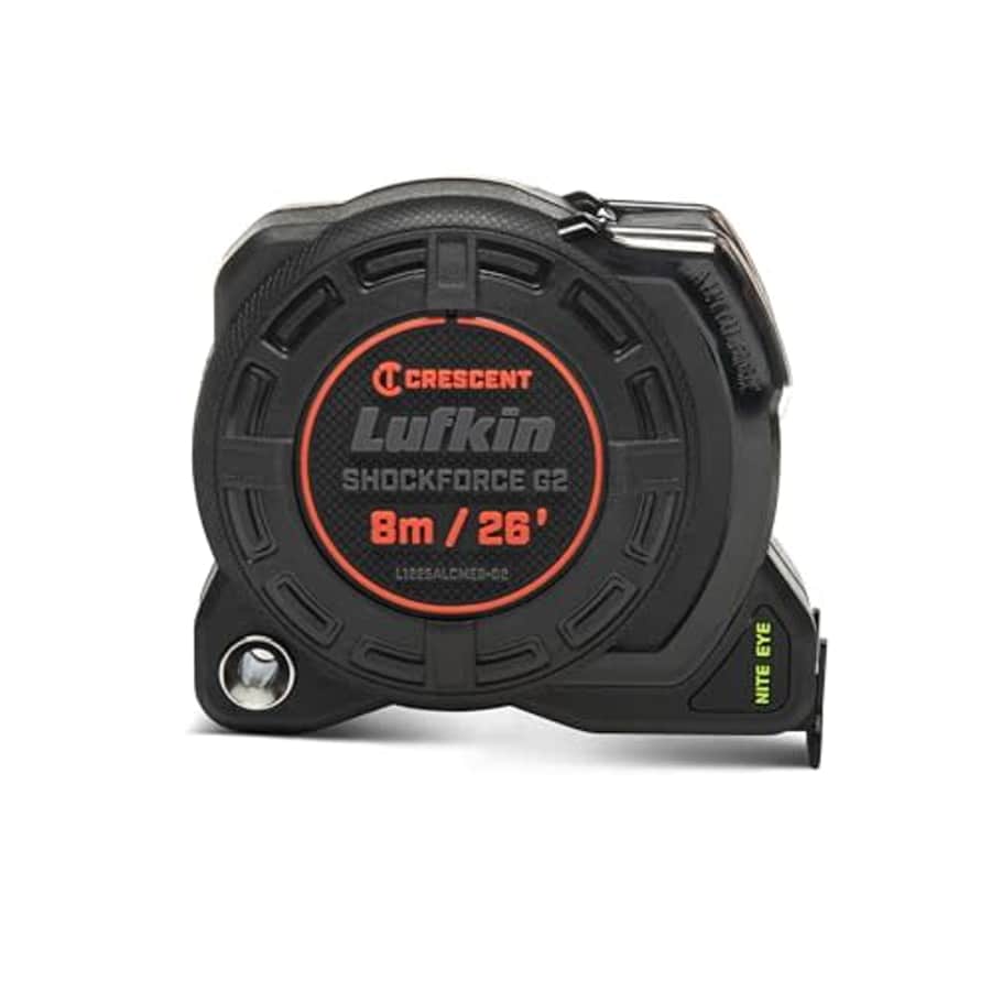 Lufkin Shockforce G2 Nite Eye 25-ft Auto Tape Measure- L1225ALCMEB-02 for $30