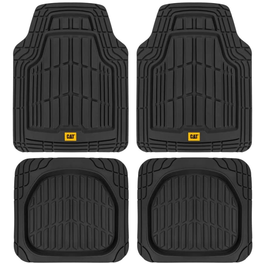 CAT ToughRide 4-Piece Heavy-Duty Rubber Floor Mats for $36 CAT ToughRide 4-Piece Heavy-Duty Rubber Floor Mats for $36