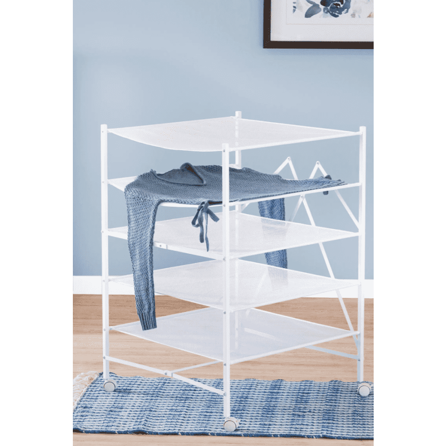 Honey Can Do Foldable Mesh 5-Tier Drying Rack for $17 Honey Can Do Foldable Mesh 5-Tier Drying Rack for $17