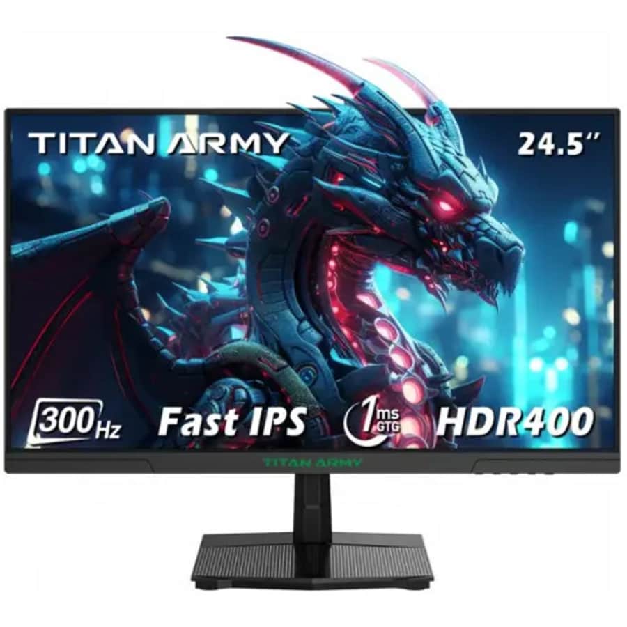 Titan-Army 24.5" 1080p HDR 180Hz IPS FreeSync LED Monitor for $150