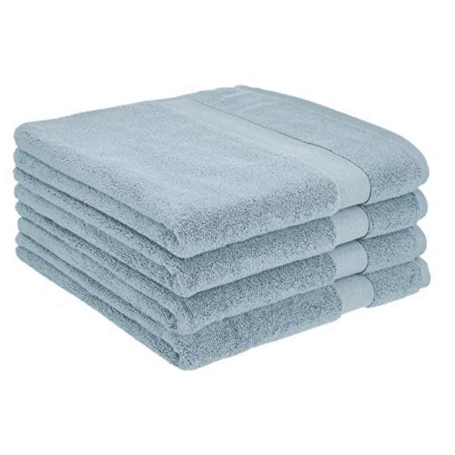 Amazon Basics Dual Performance Bath Towel - 4-Pack, Tile Teal for $39 Amazon Basics Dual Performance Bath Towel - 4-Pack, Tile Teal for $39